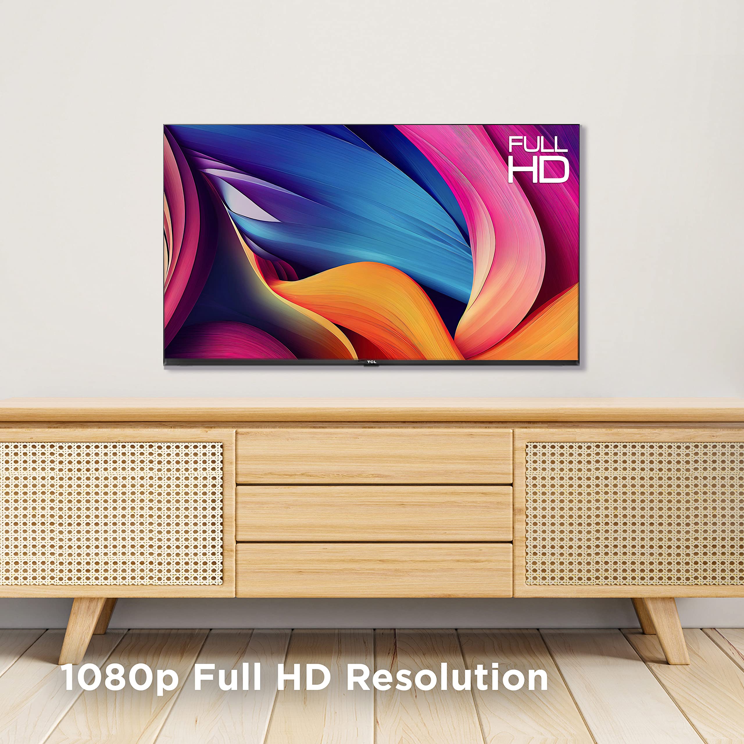 TCL 32-Inch S3 1080p LED Smart TV, Google TV, Voice Remote, Black, 2023 Model, Compatible with Alexa, Streaming FHD Television